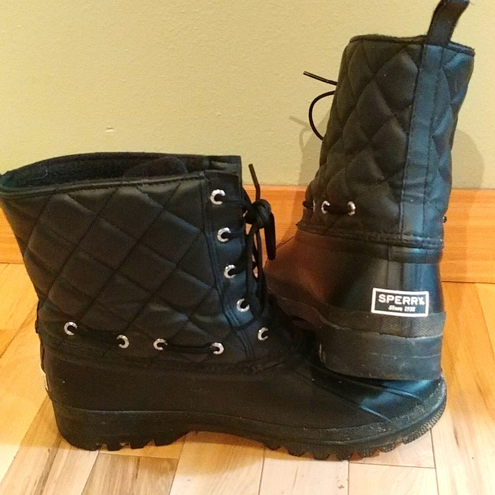 Sperry Quilted Rain Boots